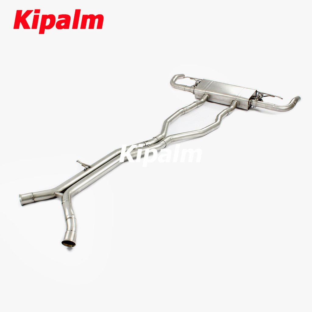 304 Stainless Steel Mercedes-benz Muffler GLE320 400 450 2015 3.0T with Valve Catback Exhaust System