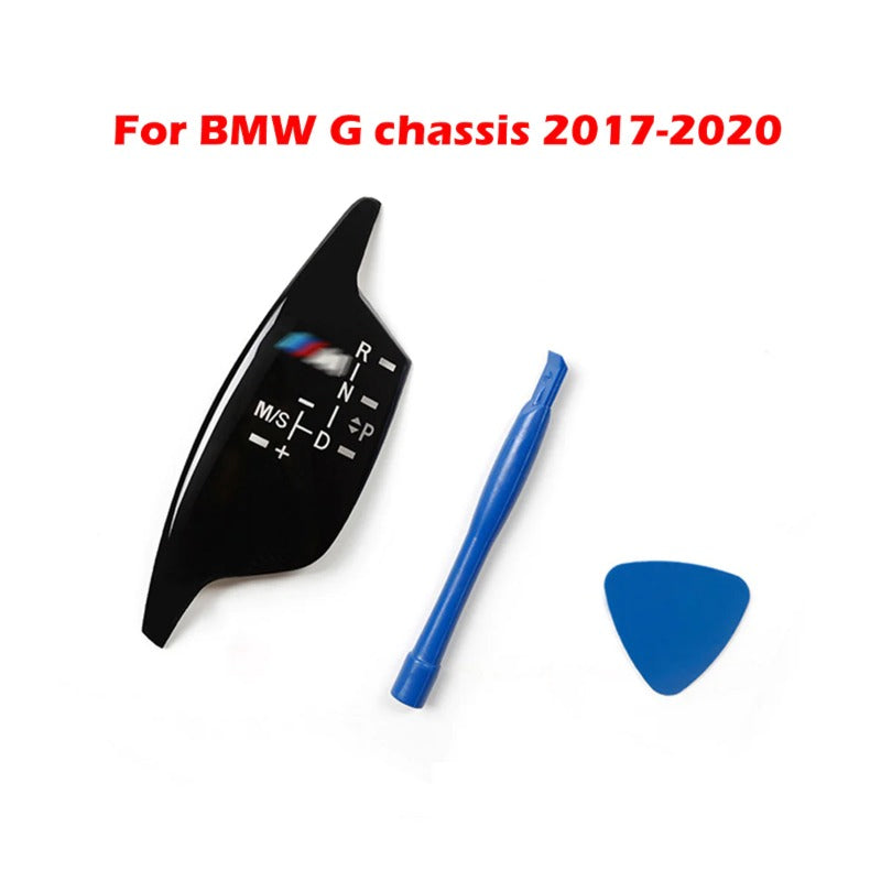 ABS Gear Shift Knob Lever Panel Replacement Cover Sticker for BMW  1 2 3 4 5 Series F01 F10 F30 F34 F36 E70 E71 G01 G30