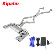 Load image into Gallery viewer, M Performance Cat-back Fit for BMW X6M 4.4T 2015 with Valve and Controller Exhaust System