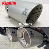 1PC 304 Stainless Steel Car Muffler Tip Exhaust Pipe System for VW Golf 6 Golf 7 Golf R GTI Tiguan Muffler Cutter