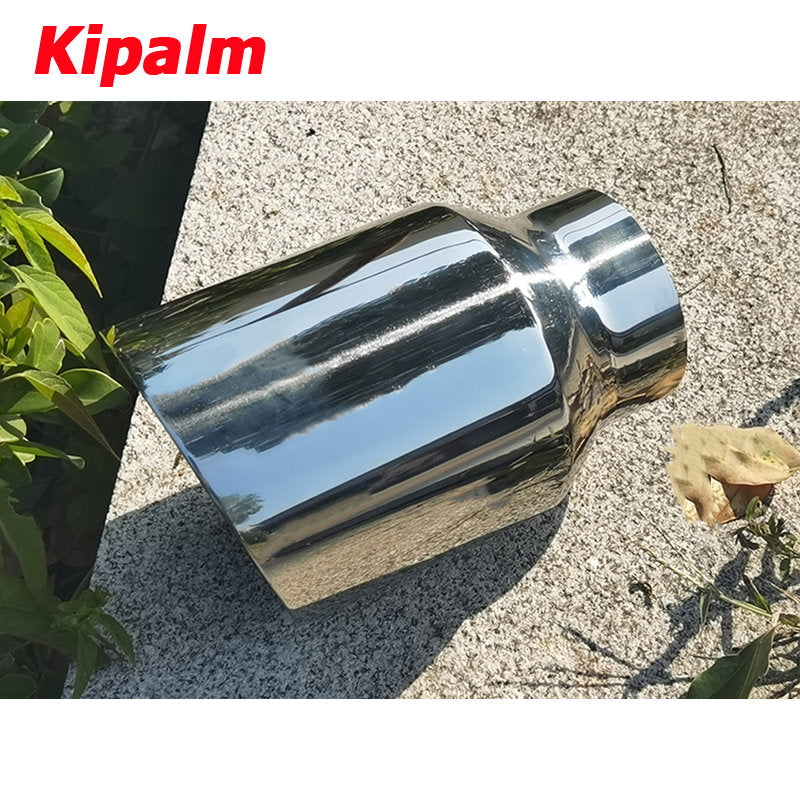 1pcs Kipalm Black 4 Inch Exhaust Pipe Tip Factory Export Car Truck Pipe Stainless Steel Muffler