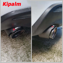 Load image into Gallery viewer, 1PCS Car Universal Exhaust Pipe Carbon Fiber Cover Muffler Pipe Case Housing Without Logo