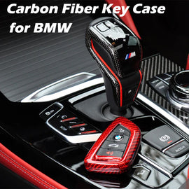 Remote Shell Protective Key Cover Carbon Fiber Car Key Case For BMW Universal