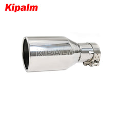 Load image into Gallery viewer, 1 piece Car Universal mirror polished Stainless Steel Exhaust Pipe Muffler Tips for Audi VW Golf BMW Toyota Honda Parts
