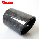 Akrapovic Type Car Universal Exhaust Pipe Forged Carbon Fiber Cover Exhaust Muffler Pipe Tip case Exhaust Tip housing