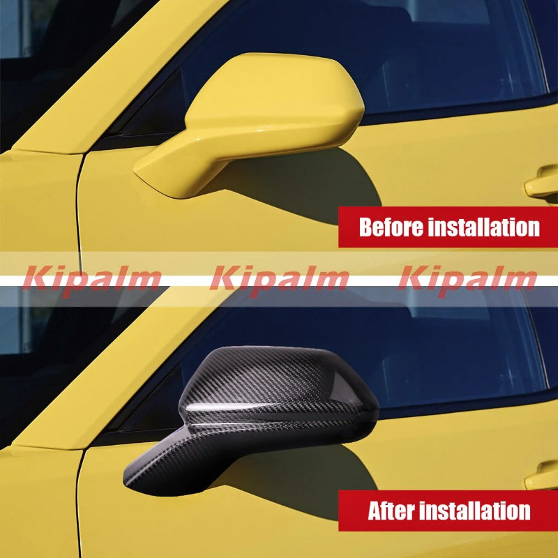Chevrolet Camaro 2016-2020 Exterior Dry Carbon Fiber Rearview Mirror Cover Sticker