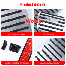 Load image into Gallery viewer, Aluminum Car Accelerator Gas Brake Pedal Protection Cover For Audi A4 Q5 2020+