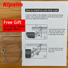 Load image into Gallery viewer, Red Angle Adjustable Bolt-On Akrapovic Carbon Fiber Exhaust Pipe with Anti-drop Rope Kicks FIT CRV RAV4 Altis Toyota HRV