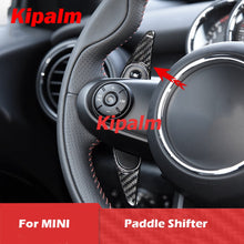 Load image into Gallery viewer, 1set Carbon Fiber Steering Wheel Gear Shift Paddle Cover for MINI F55 F56 F54 F57 F60