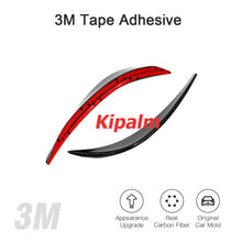 Load image into Gallery viewer, Original Fitment 3M Tape Carbon Fiber Front Bumper Fins Canard For Audi R8 V8 V10