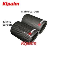 Load image into Gallery viewer, 1PC Exhaust Pipe Carbon Fiber Cover Exhaust Muffler Pipe Tip Housing with Spring Buckle BMW Z3
