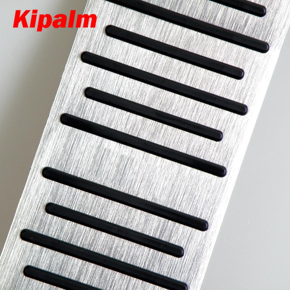 No Drill Aluminum Car Foot Rest Pedal Pads Cover With Rest Pedals Fit Gas Brake Rest Pedal For Audi A4 2018- Q5 2019- AT LHD
