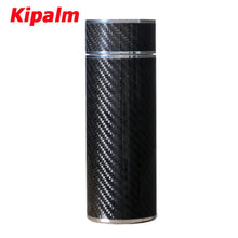 Load image into Gallery viewer, 350ml 220ml Thermos Cup Carbon Fiber Travel Mug Tumbler Double Wall Insulated Stainless Steel for Car Home Outdoor Office