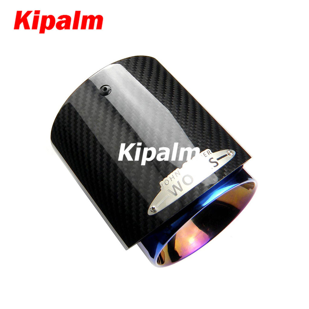 1PC Carbon Fiber Exhaust Pipe Muffler Tip Mini Cooper JCW R55 R56 R57 R58 R59 R60 R61 F54 F55 F56 F57 F60 R56 Cooper