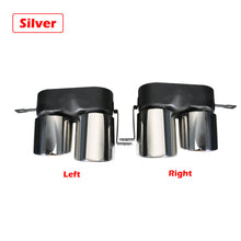 Load image into Gallery viewer, 1 Pair Dual Out Stainless Steel Exhaust Pipe for BMW 3 Series G20 G22 G28 2017-2022 Rear Muffler Tip