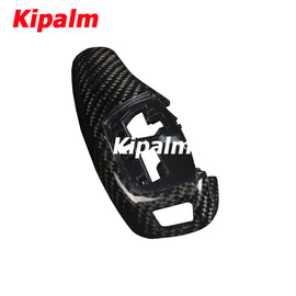 1 PC Replacement Real Carbon Fiber Gear Shift Knob Cover Decorative Trim for BMW F30 LHD