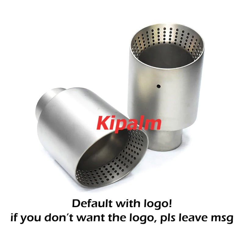 1PC 304 Stainless Steel Car Muffler Tip Exhaust Pipe System for VW Golf 6 Golf 7 Golf R GTI Tiguan Muffler Cutter