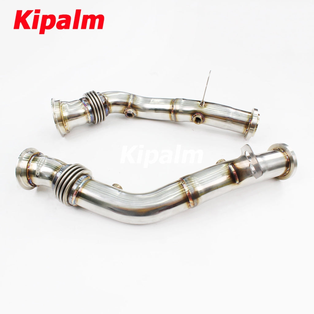 1PC 304 Stainless Steel Downpipe for Mercedes-benz C43 W205 AMG 3.0T 2018-2020