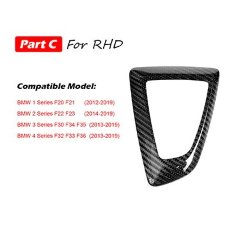 Carbon Fiber Hard Shifter Cover Zubehör Für BMW F20 F21 F22 F23