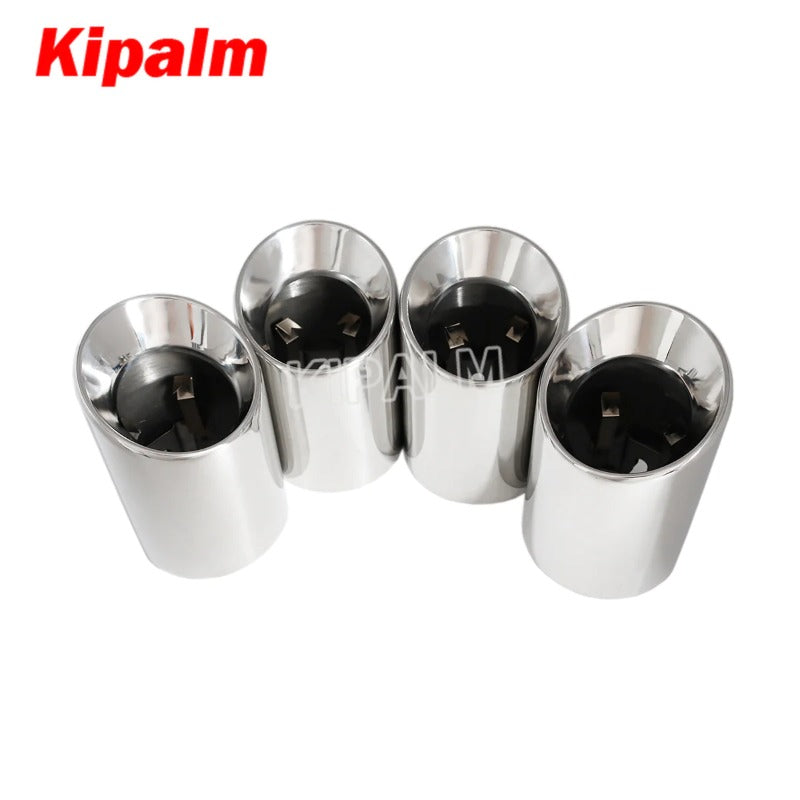4PCS BMW M3 F80 M4 F82 F83 Muffler System 304 Stainless Steel Slip-on Exhaust Tips