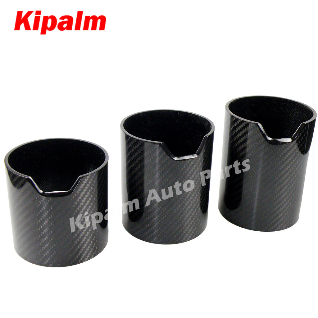 BMW M Performance Exhaust Pipe Muffler Tip Carbon Fiber Case BMW Exhaust Tip Cover Housing Tail Pipe Tip Carbon Fiber Cover