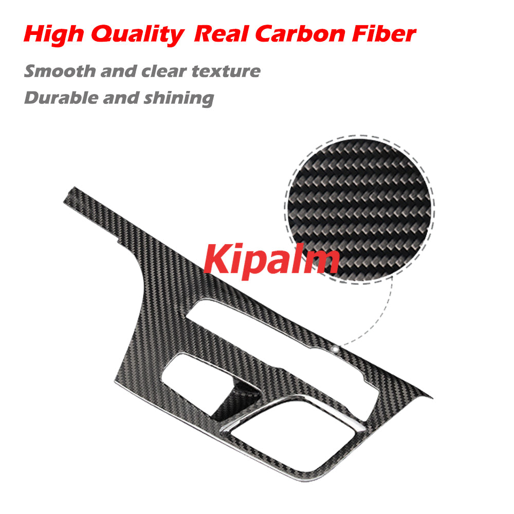 Real Carbon Fiber Interior Accessories Car Decoration Multimedia Panel Cover for BMW G30 G31 G38