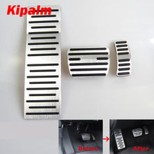 Load image into Gallery viewer, No Drill Aluminum Car Foot Rest Pedal Pads Cover With Rest Pedals Fit Gas Brake Rest Pedal For Audi A4 2018- Q5 2019- AT LHD