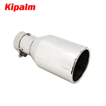 Load image into Gallery viewer, 1 piece Car Universal mirror polished Stainless Steel Exhaust Pipe Muffler Tips for Audi VW Golf BMW Toyota Honda Parts