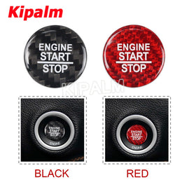 1 piece Carbon Fiber Car Engine Start Stop Button Sticker Cover Trim For Dodge Challenger SRT Accessories 2015-2020