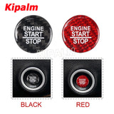 1 piece Carbon Fiber Car Engine Start Stop Button Sticker Cover Trim For Dodge Challenger SRT Accessories 2015-2020