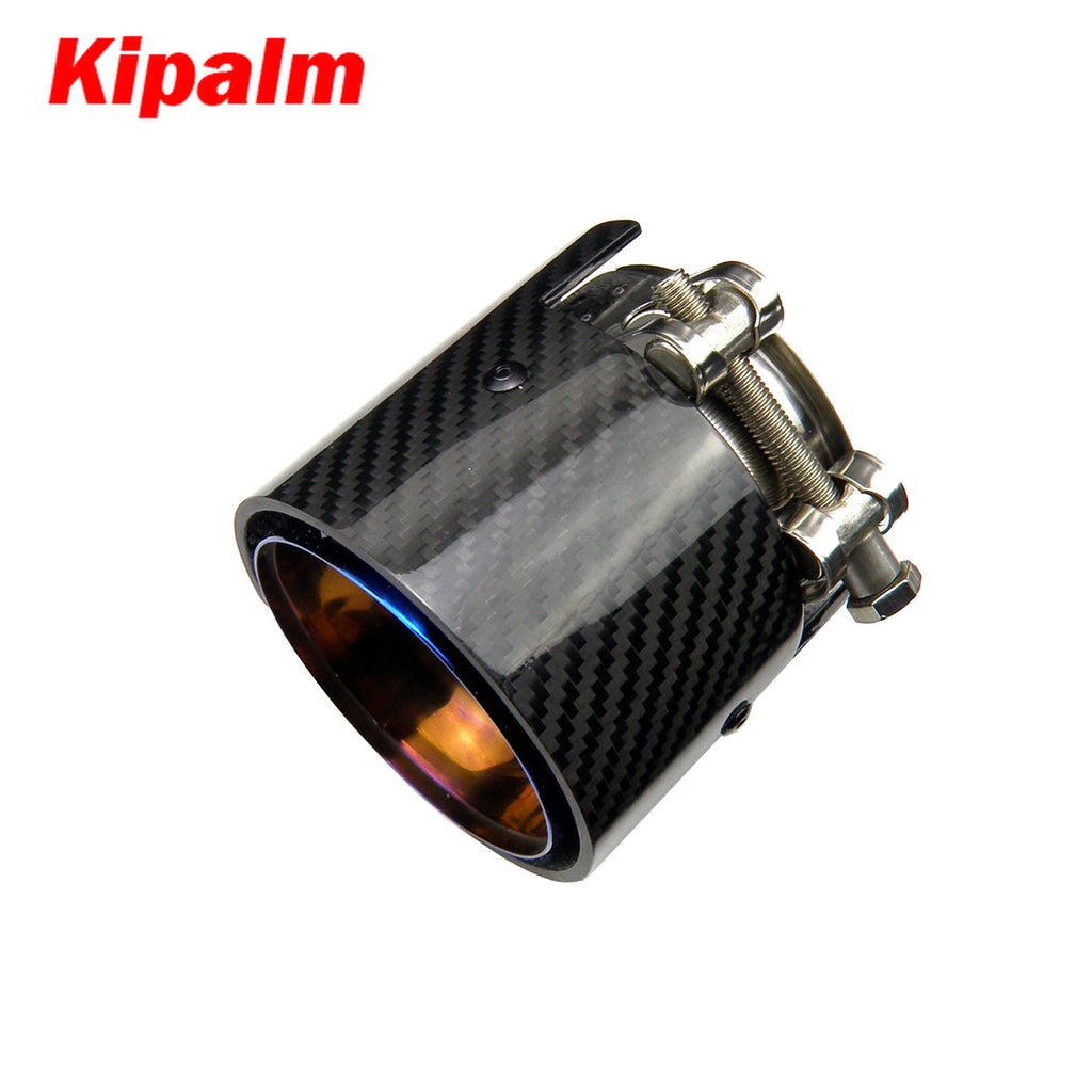 1PCS New Model M Performance Carbon Fiber Exhaust Tip for BMW F87 M2 F80 M3 F82 F83 M4 Black Glossy Exhaust Tip