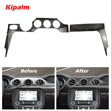 Load image into Gallery viewer, Kipalm Ford Mustang 2015 2016 2017 2018 2019 Carbon Fiber Car Dashboard Instrument Panel Sticker Interior Trim