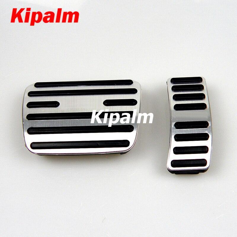 No Drill Aluminum Alloy Gas Brake  Pedal Cover For Audi A4 A5 A6 Q5  AT LHD Audi Pedals