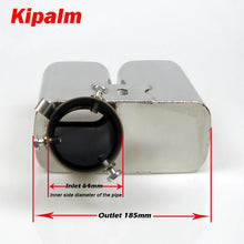 Load image into Gallery viewer, Alpha Dual Exhaust Tip 304 Stainless Steel Modified Car Rear Tail Throat Muffler Tip
