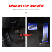 Load image into Gallery viewer, No Drill Silver/Black Aluminum Gas Brake Pedal For BMW 1 3 4 5 6 Series X1 X3 X5 X6  Accelerator and brake pedal with M Logo