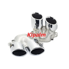 Load image into Gallery viewer, Dual Out Stainless Steel Exhaust Pipe for Mercedes-Benz W177 C118 A35 CLA35 AMG 2020+ Rear Bumper