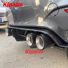 Load image into Gallery viewer, Kipalm 4PCS M Logo BMW M4 (F82/F83) 2014-2020 Carbon Fiber Exhaust Tip Muffler Pipe