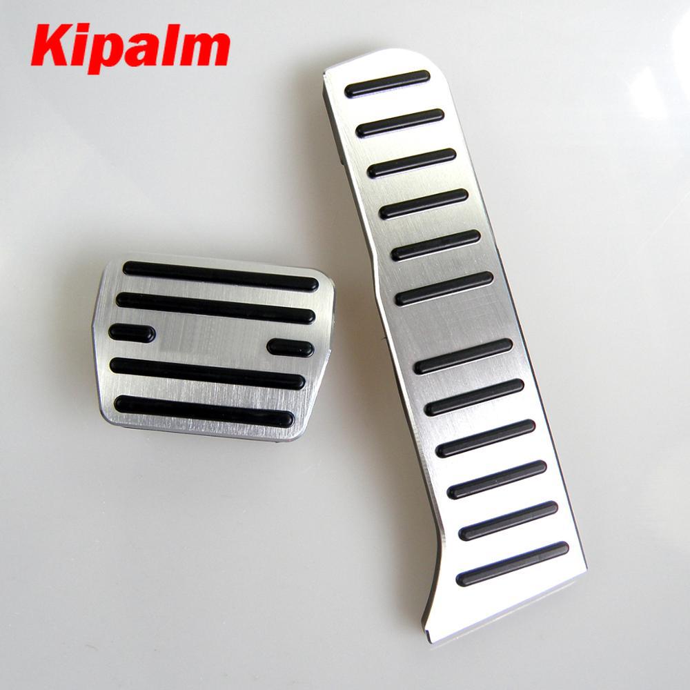 No Drill Aluminum Car  Gas Pedal Accelerator Pedal Brake  Pedal Cover For Audi A3 Q3 TT