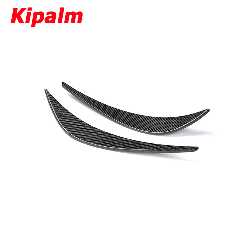 Original Fitment 3M Tape Carbon Fiber Front Bumper Fins Canard For Audi R8 V8 V10