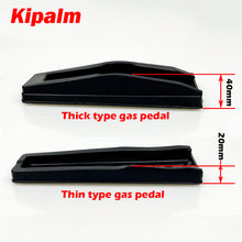 Load image into Gallery viewer, No Drill Gas Brake Footrest Pedal Plate Pad For BMW New 5 6 7 series GT Touring X3 X4 Black Aluminum alloy gas brake pedal