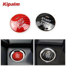 Load image into Gallery viewer, Kipalm for Mazda Axela Atenza CX-3 CX-4 CX-5 MX-5 Accessories Sticker Carbon Fiber Interior Car Engine Start Button Trim Cover