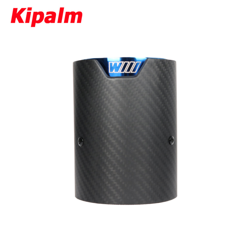 4PCS M Performance Matte Carbon Fiber Exhaust Tip Muffler for BMW Exhaust Pipe M2 F87 M3 F80 M4 F82 F83 M5 F10 M6 F12