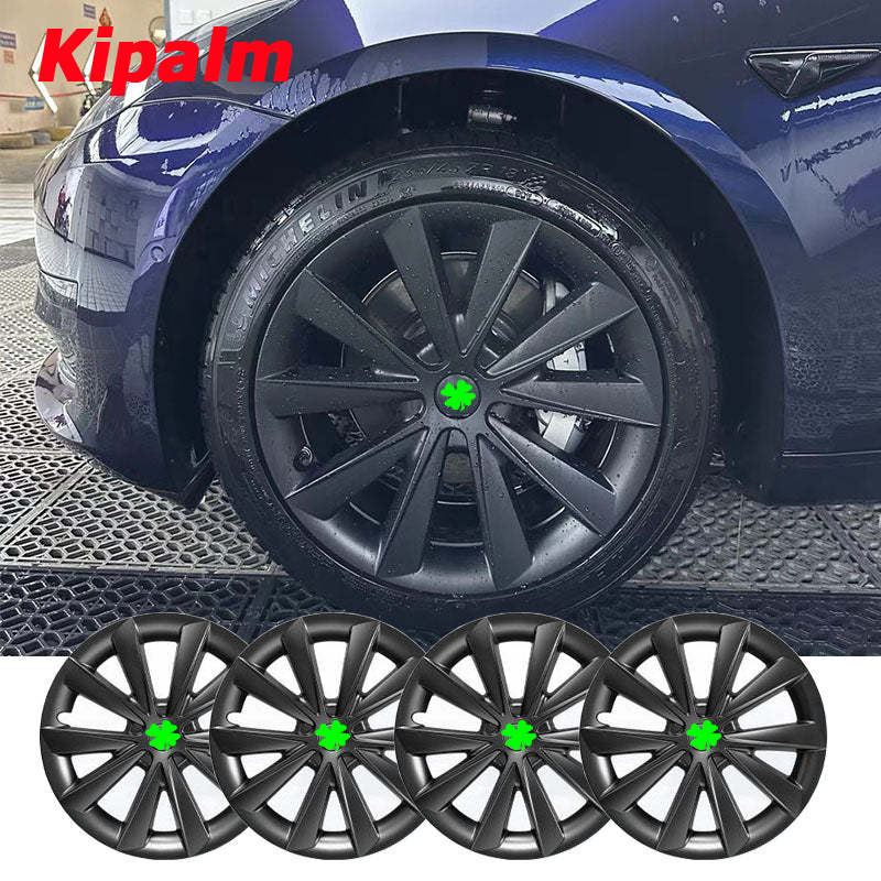 WHC3001 4PCS 18inch Tesla Model 3 ABS Hub Cap Wheel Covers Hubcaps No Logo