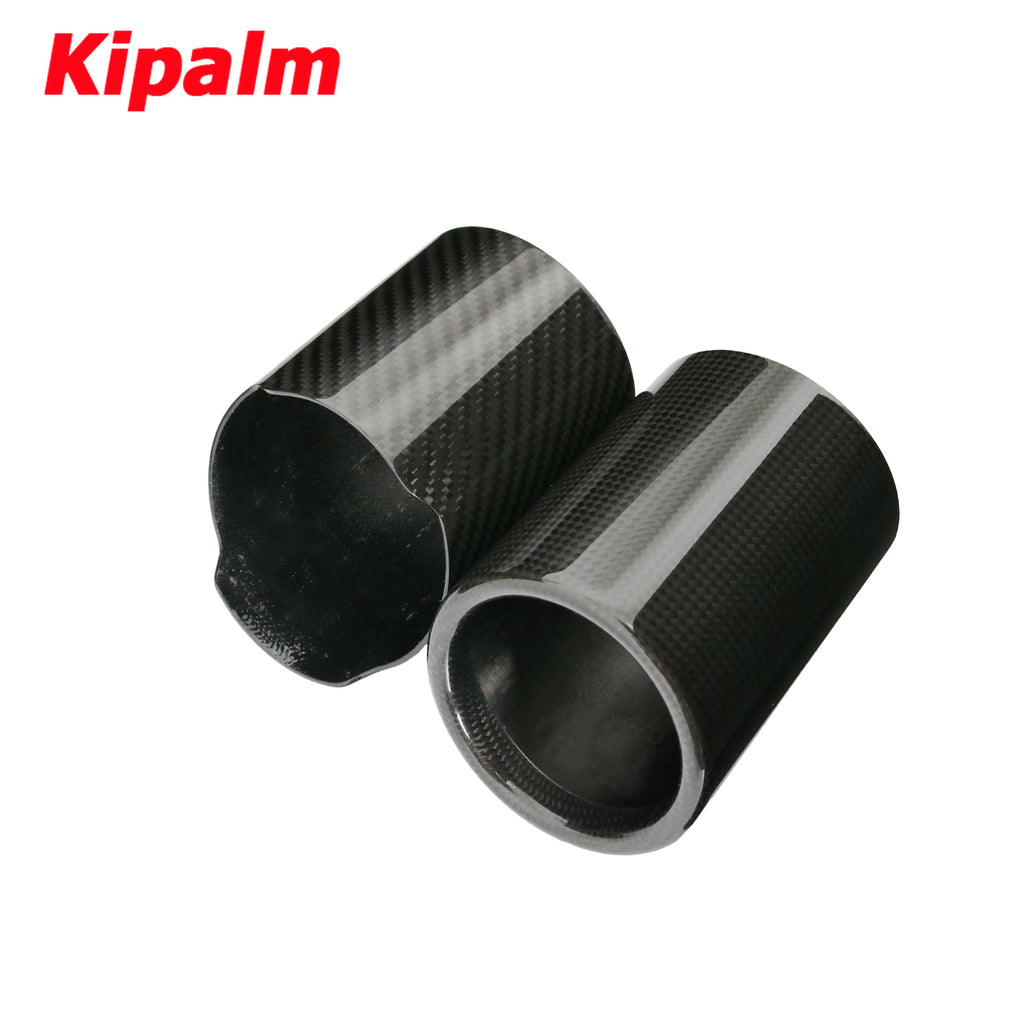 1PC Carbon Fiber Cover Exhaust Muffler Pipe Tip Case AK Exhaust Tip Housing Without Akrapovic Logo