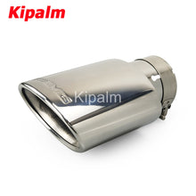 Load image into Gallery viewer, 1pcs Oval Exhaust Tips Muffler Stainless Steel Pipe for Mercedes Benz W204 AMG C63 C65 Modify