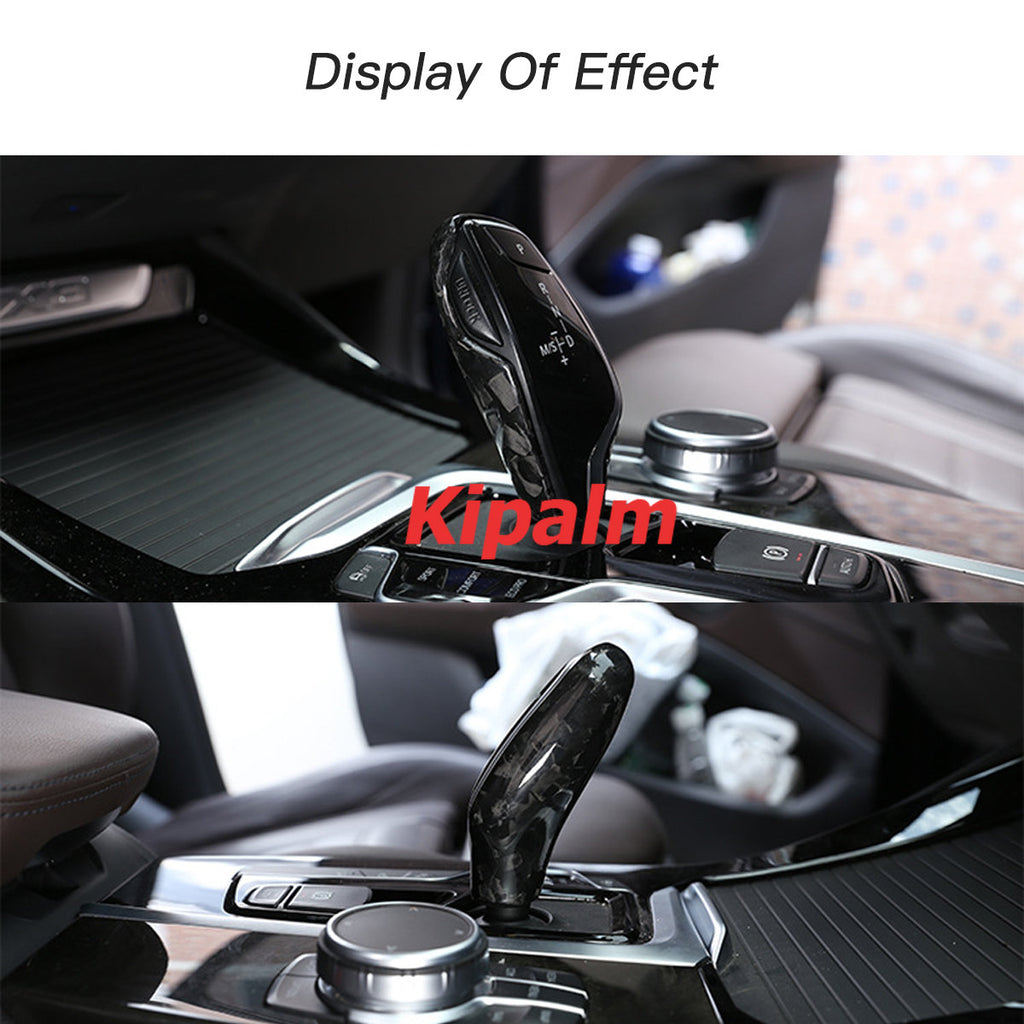 For  BMW New 3 series G20 Forged Carbon Car Interior Center Console Gear Shift Protective Accessories Cover