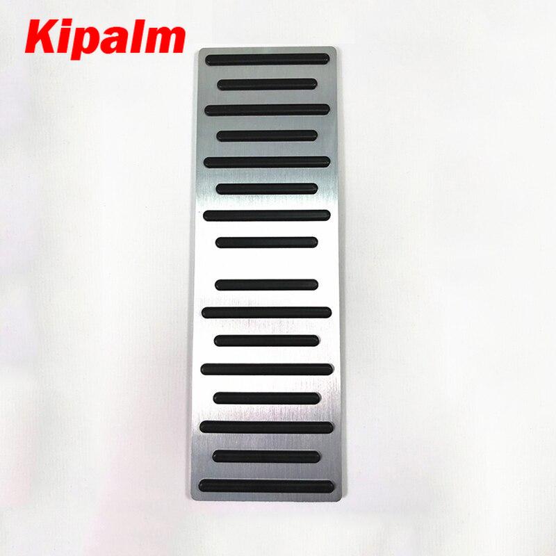 No Drill Aluminum Car Foot Rest Pedal Pads Cover With Rest Pedals Fit Gas Brake Rest Pedal For Audi A4 A5 A6 Q5 AT LHD