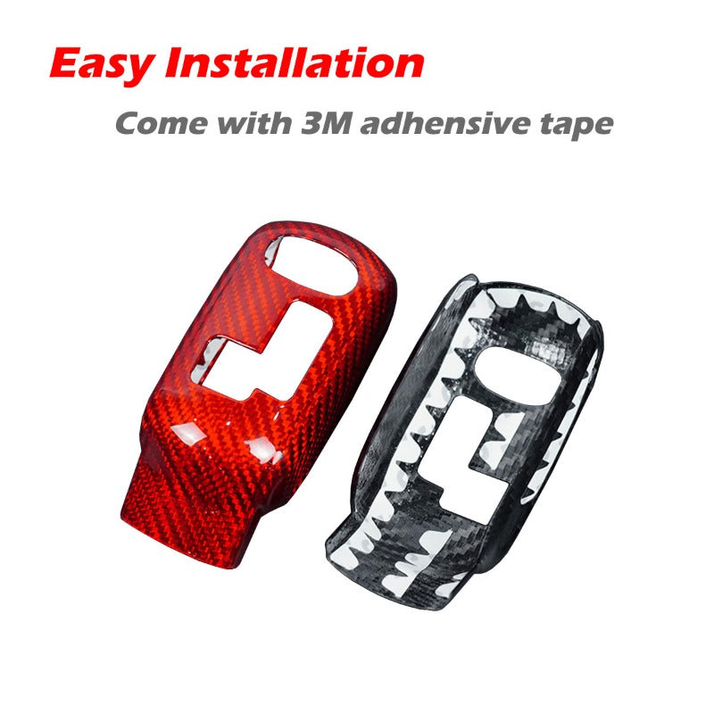 1 PC Real Carbon Fiber Gear Shift Knob Cover Decorative Trim for MINI F54 F55 F56 F57 F60 2020-2023