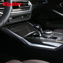 Load image into Gallery viewer, Real Carbon Fiber Interior Accessories Body Kit Gear Shift Panel for For BMW 3 Series 4 Series