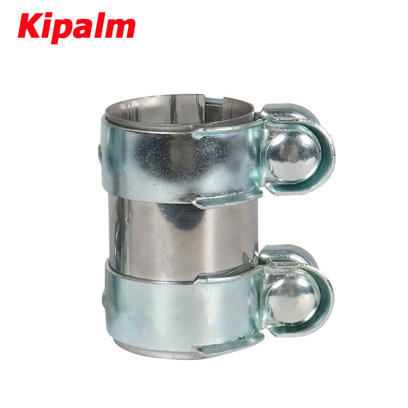 SUS 304 High Strength Heavy Load Exhaust Sleeve Clamp Three Layer Walls Connector With Pipe